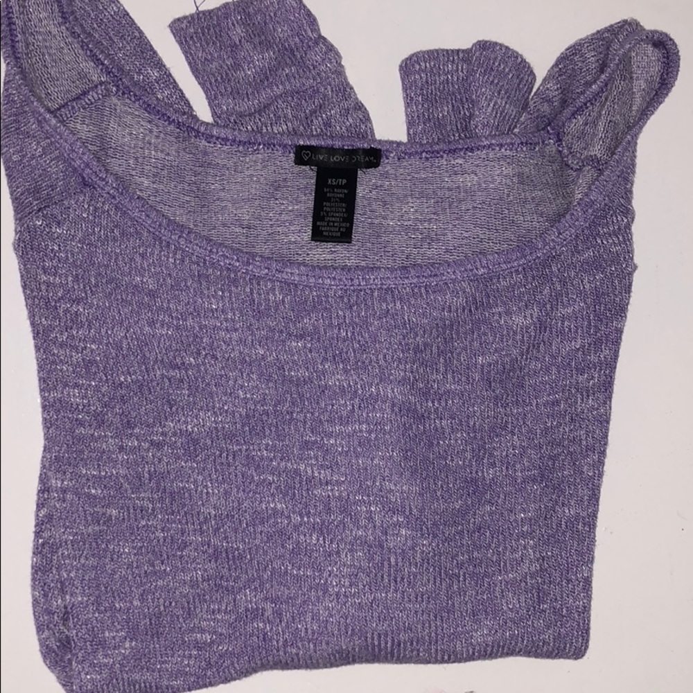 XS Long Sleeve Purple Top
